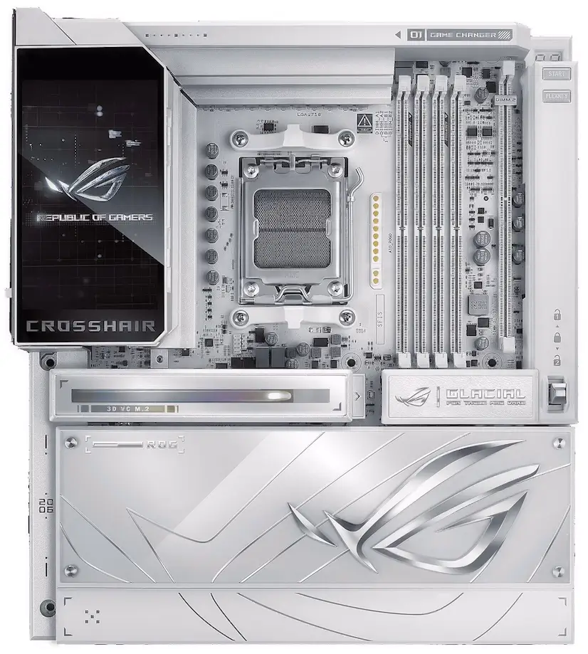 Boadilla del Monte Gaming - Montaje Placa Base ASUS ROG CROSSHAIR X870E GLACIAL Boadilla del Monte